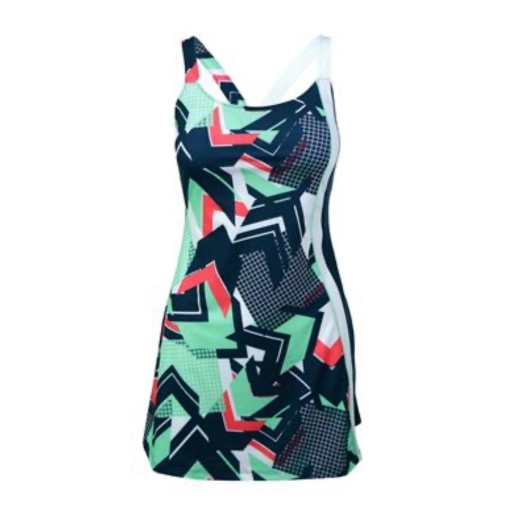 Fila “Fall Heritage” print tennis dress